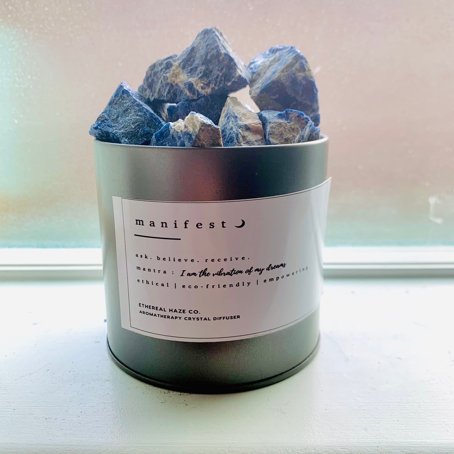 "MANIFEST" Sodalite Aromatherapy Diffuser - Ethereal Haze