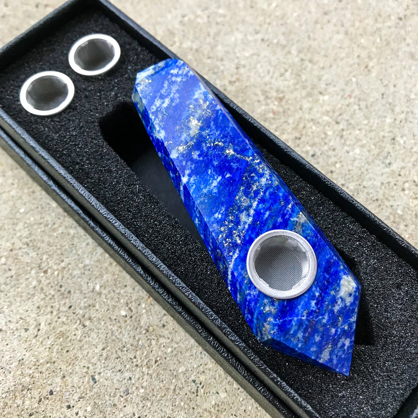 Lapis Lazuli Pipe - Ethereal Haze
